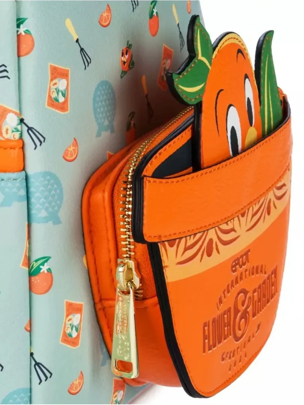 Disney Flower & Garden Orange Bird Backpack